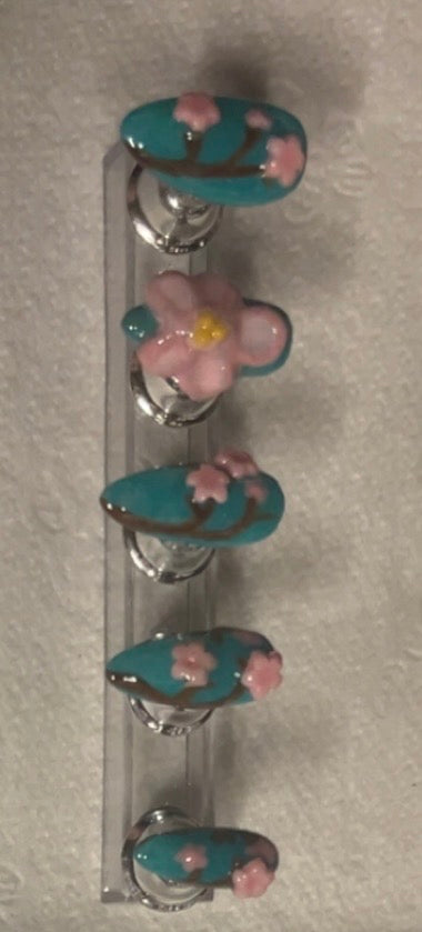Cherry Blossom Teal